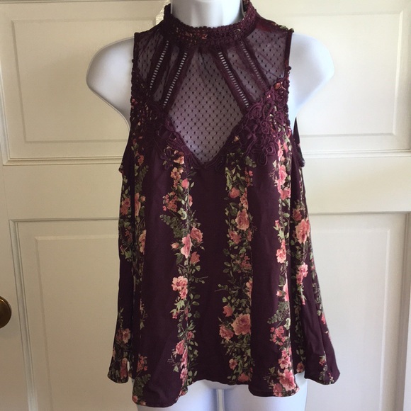 Altar'd State Tops - 🔴 SALE - Altar’d State Floral Flowy Tank